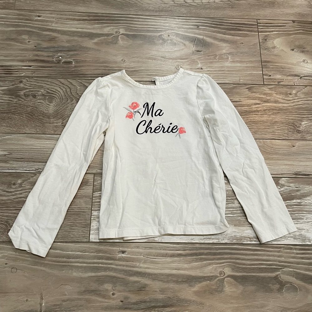 NWOT ma cherie French slogan shirt by Janie & Jack